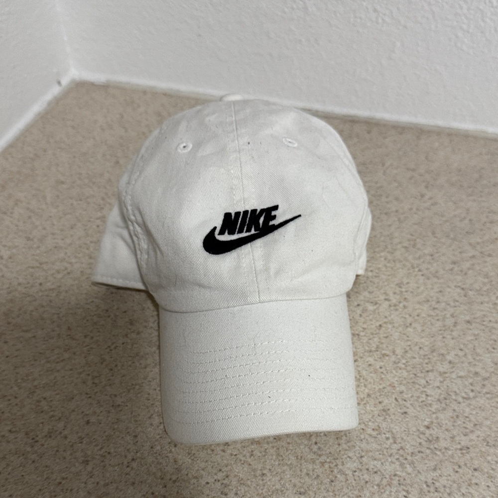 Nike Ivory Cap with Black Logo